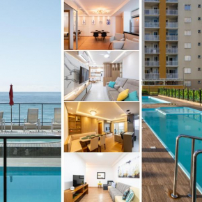 Aptos completos com vista mar pé na areia em Barra Velha em condomínio Resort com Spa, Piscina, quadra de futebol, Sala de jogos, brinquedoteca, Complexo com diversos comércios
